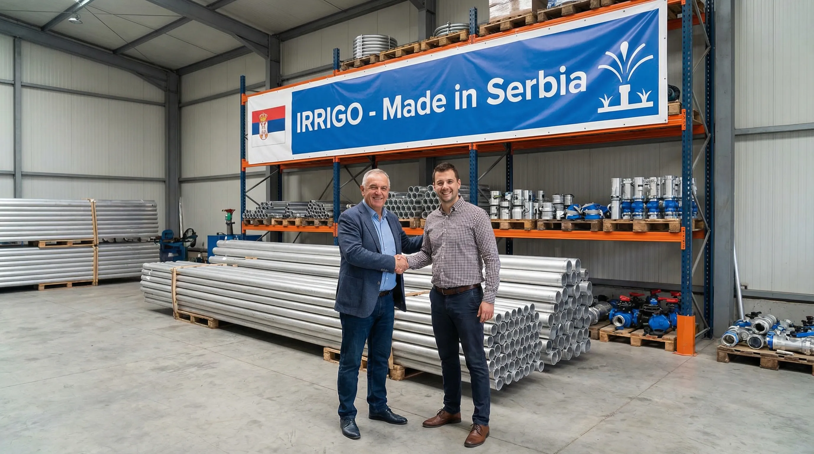 Become an IRRIGO distribution partner for aluminum irrigation pipes